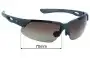 Sunglass Fix Replacement Lenses for Callaway Golf Eyewear C80027 - 70mm Wide 
