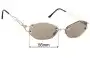 Sunglass Fix Replacement Lenses for Cazal Mod 146 - 56mm Wide 