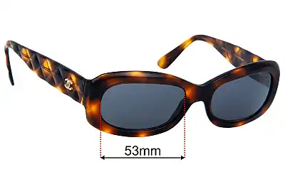 Chanel 5094 Replacement Lenses 53mm wide 