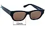 Sunglass Fix Replacement Lenses for Chutts Nico - 52mm Wide 