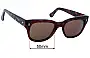 Sunglass Fix Replacement Lenses for Cutler and Gross of London 0935 - 50mm Wide 