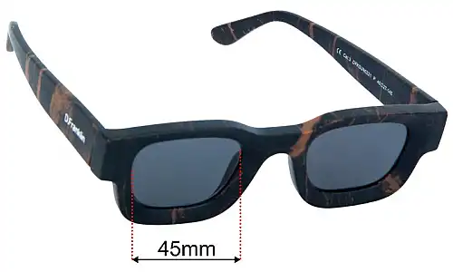 D.Franklin Bermuda Replacement Lenses 45mm wide 
