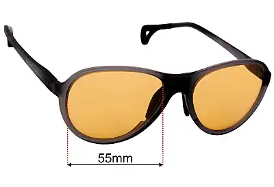 District Vision Kaishiro Replacement Lenses 55mm wide 