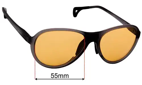 District Vision Kaishiro Replacement Lenses 55mm wide 