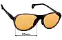 Sunglass Fix Replacement Lenses for District Vision Kaishiro - 55mm Wide 