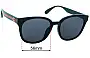 Sunglass Fix Lentes de Repuesto para Gucci GG0855SK - 56mm Wide 