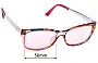 Sunglass Fix Ersatzgläser für Gucci GG3761/F - 56mm Wide 