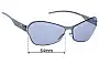 Sunglass Fix Replacement Lenses for IC! Berlin Daphne - 64mm Wide 