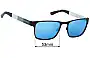 Sunglass Fix Replacement Lenses for Marc by Marc Jacobs MMJ 595 - 53mm Wide 