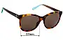 Sunglass Fix Lentes de Repuesto para Marc by Marc Jacobs Sun Rx 17 - 57mm Wide 