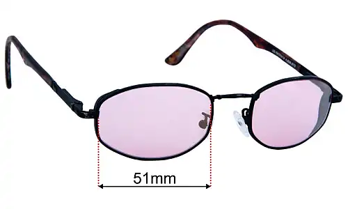 Maui Jim MJ156 Monarch Replacement Lenses 51mm wide 