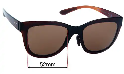 Maui Jim MJ448 Anuenue Replacement Lenses 52mm wide 