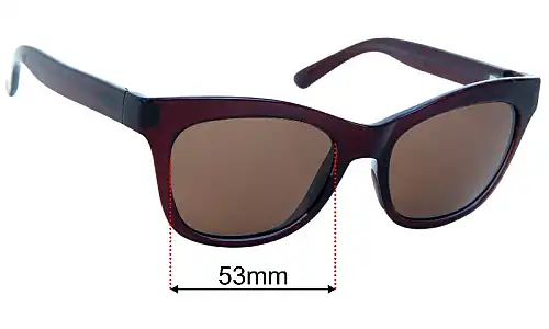 Maui Jim MJ722 Leilani Verres de Remplacement 53mm wide 