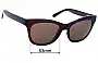 Sunglass Fix Verres de Remplacement pour Maui Jim MJ722 Leilani - 53mm Wide 