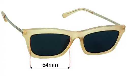 Michael Kors MK2087U Stowe Replacement Lenses 54mm wide 