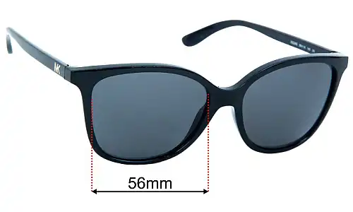 Michael Kors MK2129 Marbella Replacement Sunglass Lenses - 56mm  