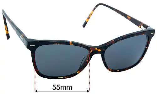 Mimco Mimco 01 Replacement Lenses 55mm wide 