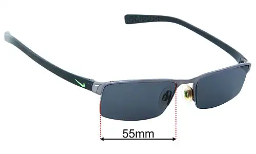 Nike 8097 Lentes de Repuesto 55mm wide 