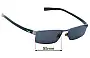 Sunglass Fix Lentes de Repuesto para Nike 8097 - 55mm Wide 