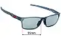 Oakley Hex Jector OX8032 Replacement Lenses 55mm wide 