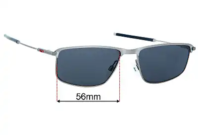 Oakley OX5019 Socket TI Replacement Lenses 56mm wide 