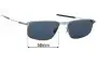 Sunglass Fix Replacement Lenses for Oakley OX5019 Socket TI - 56mm Wide 