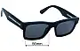 Prada SPR25Z Replacement Lenses 56mm wide 