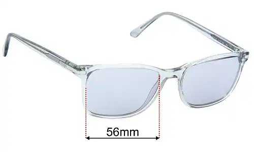 Prada VPR14W Replacement Lenses 56mm wide 