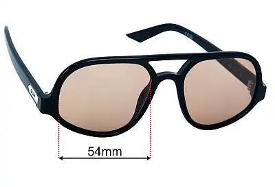 Quay Jet Set Replacement Lenses 54mm wide 