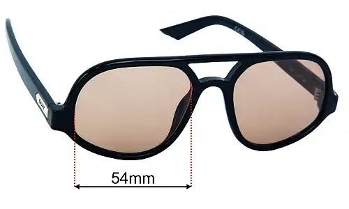 Quay Jet Set Replacement Sunglass Lenses - 54mm 