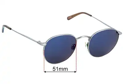 Raen Benson Replacement Lenses 51mm wide 