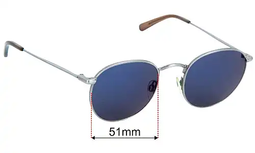 Raen Benson Replacement Lenses 51mm wide 