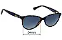 Sunglass Fix Replacement Lenses for Ralph Lauren RA 7061 - 54mm Wide 