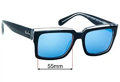 Ray-Ban RB2191 Inverness Lentes de Repuesto 55mm wide 