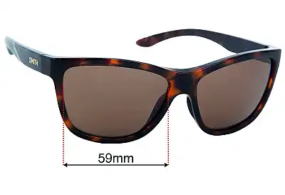 Smith Eclipse Lentes de Repuesto 58mm wide 
