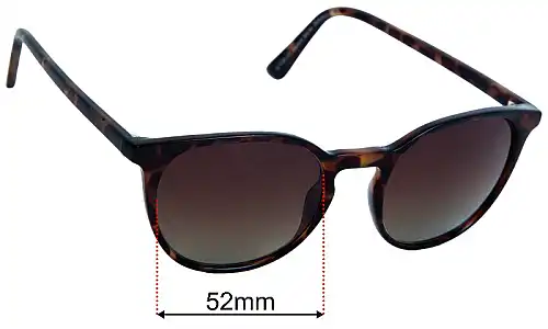Specsavers Gourami Sun Rx 52mm Replacement Lenses  