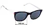 Sunglass Fix Replacement Lenses for Ted Baker  Sun Rx 02 - 54mm Wide 