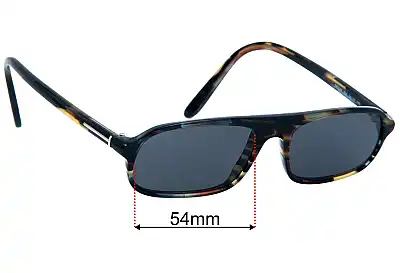 Tom Ford TF5165 Lentes de Repuesto 54mm wide 