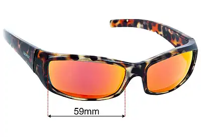 Uvex PPB101C Lentes de Repuesto 59mm wide 