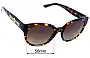 Versace MOD 4294 Replacement Lenses 56mm wide 