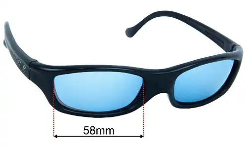 Vuarnet Pouilloux 034 Replacement Lenses 58mm wide 