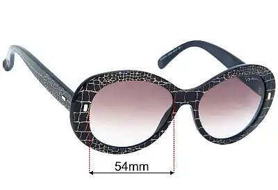 Sunglass Fix Replacement Lenses  Giorgio Armani GA 907/S - 54mm Wide 