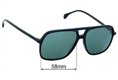 Gucci GG0545S Lentes de Repuesto 58mm wide 