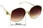 Sunglass Fix Replacement Lenses for Loewe LW40069U - 60mm Wide 