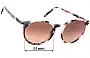 Sunglass Fix Replacement Lenses for Serengeti Lenora - 51mm Wide 