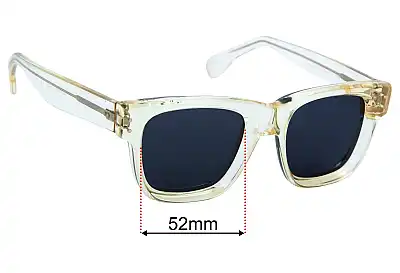 The Resort Co Mondo Replacement Lenses 52mm wide 