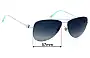 Tiffany & Co TF 3021 Lentes de Repuesto 57mm wide 