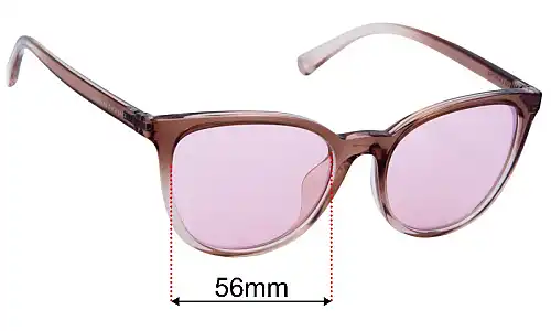 Armani Exchange AX 4077SF Replacement Lenses 56mm wide 