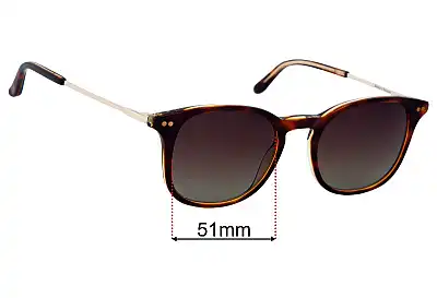 Bailey Nelson  Homer Replacement Lenses 51mm wide 
