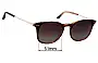 Sunglass Fix Replacement Lenses for Bailey Nelson  Homer - 51mm Wide 